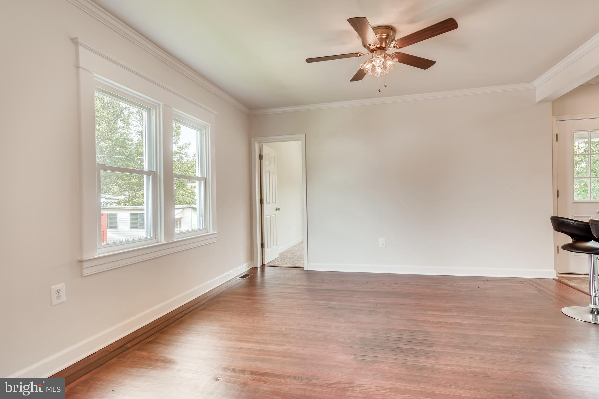 2610 Canterbury Road Baltimore, MD 21234 - Photo 6 of 29 OPEN DINING ROOM OFF KITCHEN WITH CEILING FAN