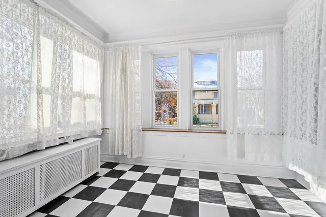 a black and white checkered floor with a black white checkered floor