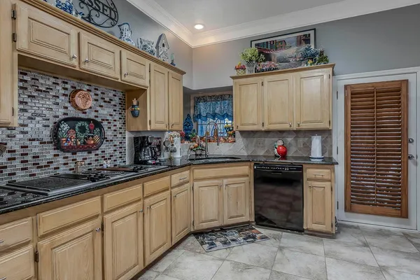 a view of a dining room with furniture kitchen and mountain view