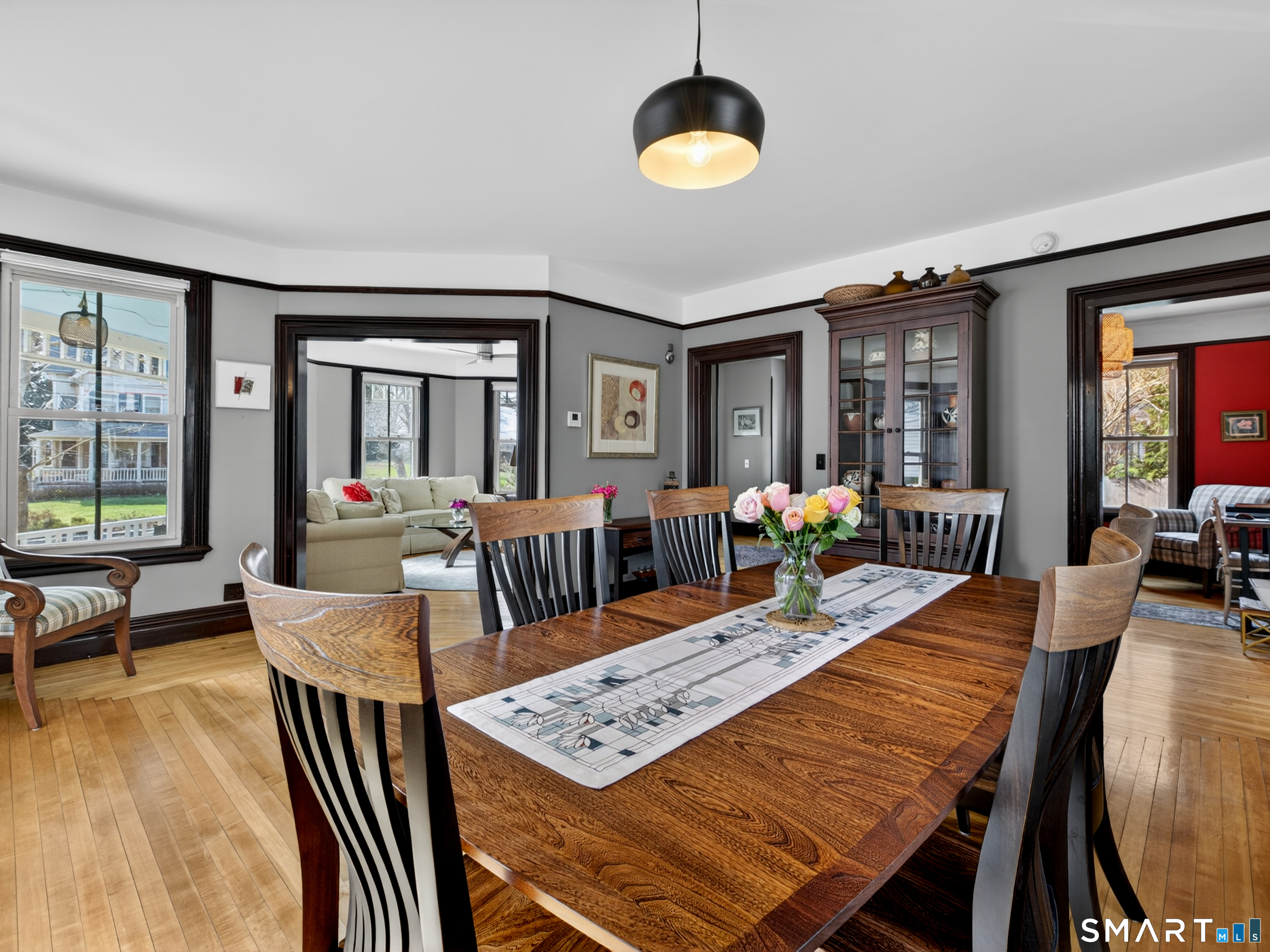 68 Ramsdell Street Groton, CT 06340 - Photo 11 of 31 a view of a dining room with furniture window and wooden floor