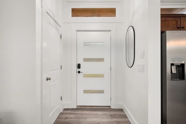 a view of a walk in closet