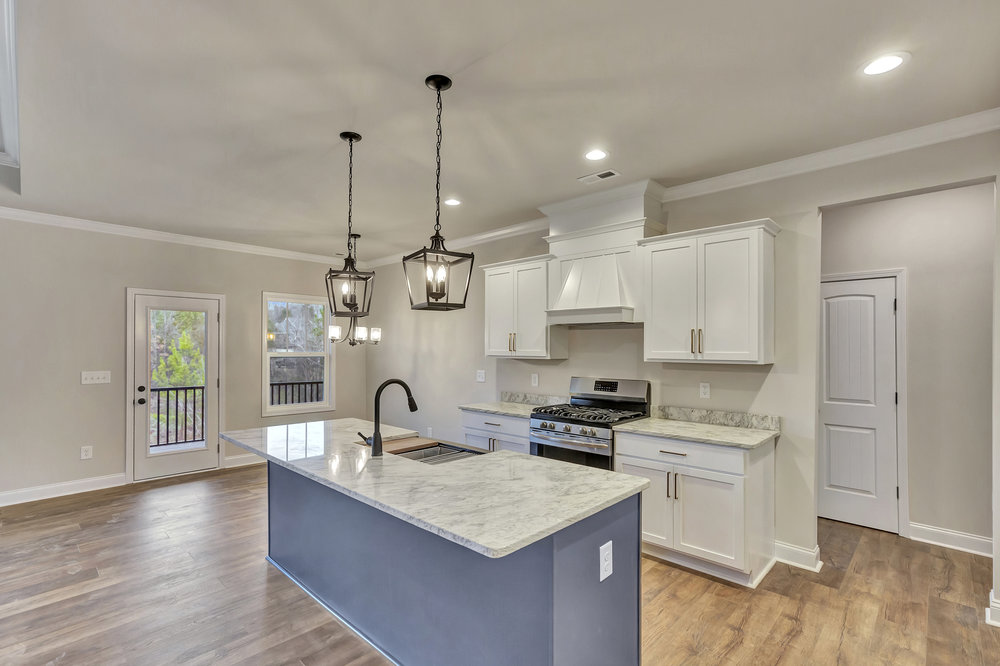 118 Bonaire Point Anderson, SC 29621 - Photo 17 of 23 This modern kitchen features a spacious island and new appliances, perfect for everyday living.