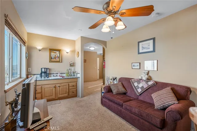 an aerial view of residential house with parking space