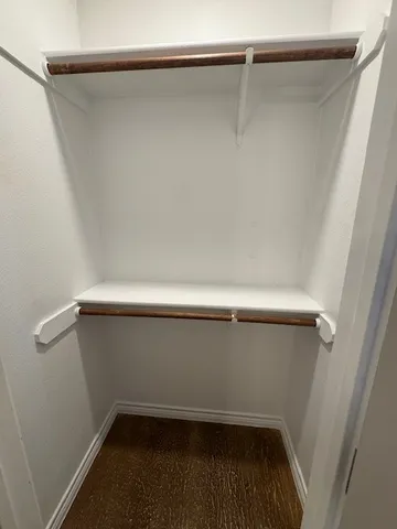 a close up view of racks