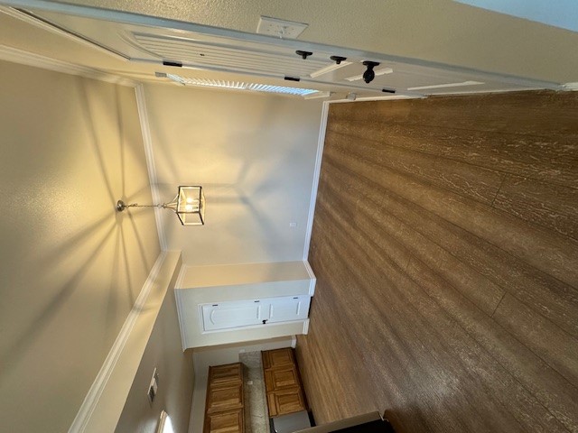 101 Calvin Smith Ln., Unit B Jarrell, TX 76537 - Photo 6 of 33 Dining area with wood like finished floors and crown molding
