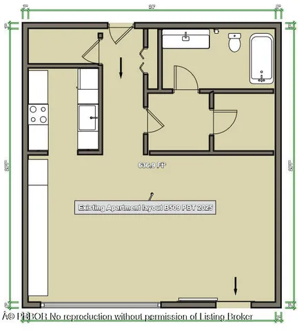 a picture of a bathroom with a window