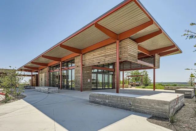 a view of a house with a patio
