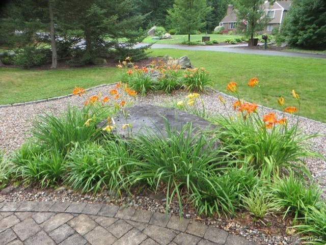 52 Wood Creek Road Burlington, CT 06013 - Photo 37 of 40 wooden view of a garden with a bench