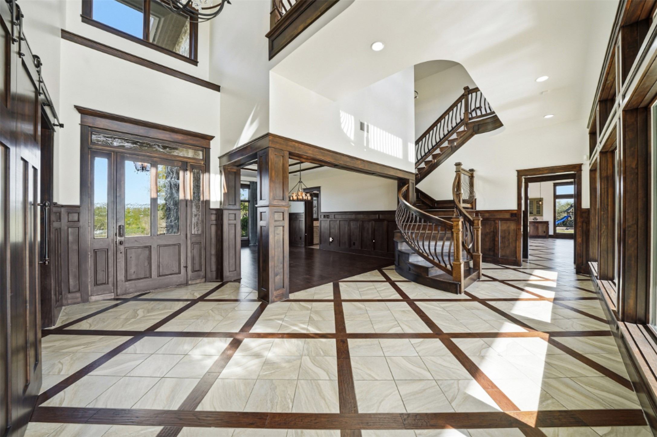 1580 Fm 3237 Wimberley, TX 78676 - Photo 12 of 40 a view of entryway and hall with wooden floor