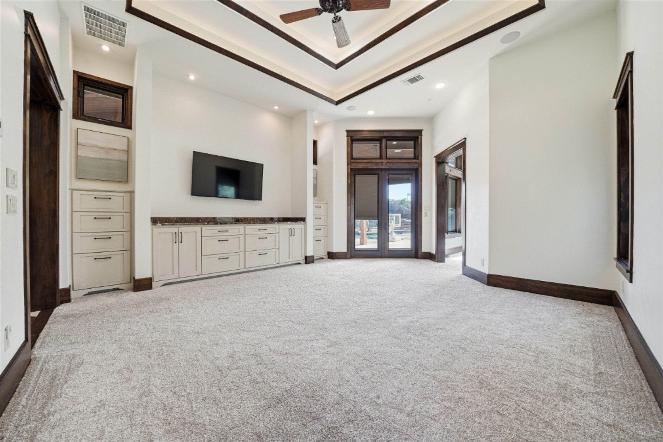 1580 Fm 3237 Wimberley, TX 78676 - Photo 13 of 40 a view of a livingroom with an empty space and a fireplace