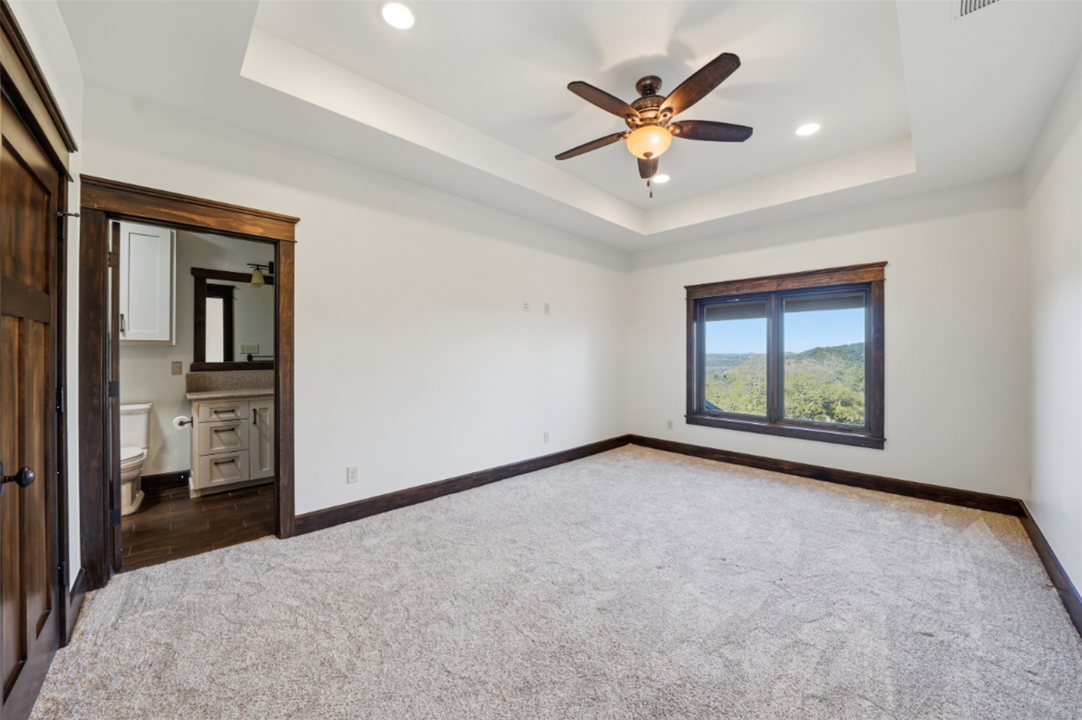 1580 Fm 3237 Wimberley, TX 78676 - Photo 31 of 40 an empty room with closet and ceiling fan