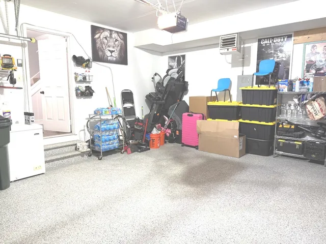 a bed room with a bed and a couch