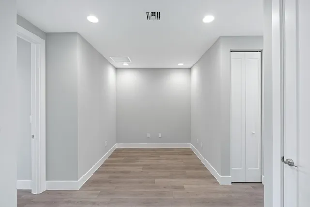 a view of empty room