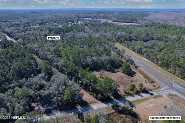 an aerial view of a
