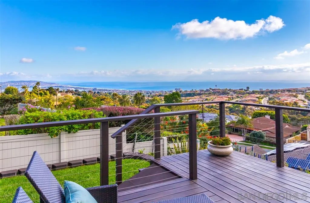 5630 Soledad Road La Jolla, CA 92037 - Photo 20 of 25 a view of a balcony with wooden floor