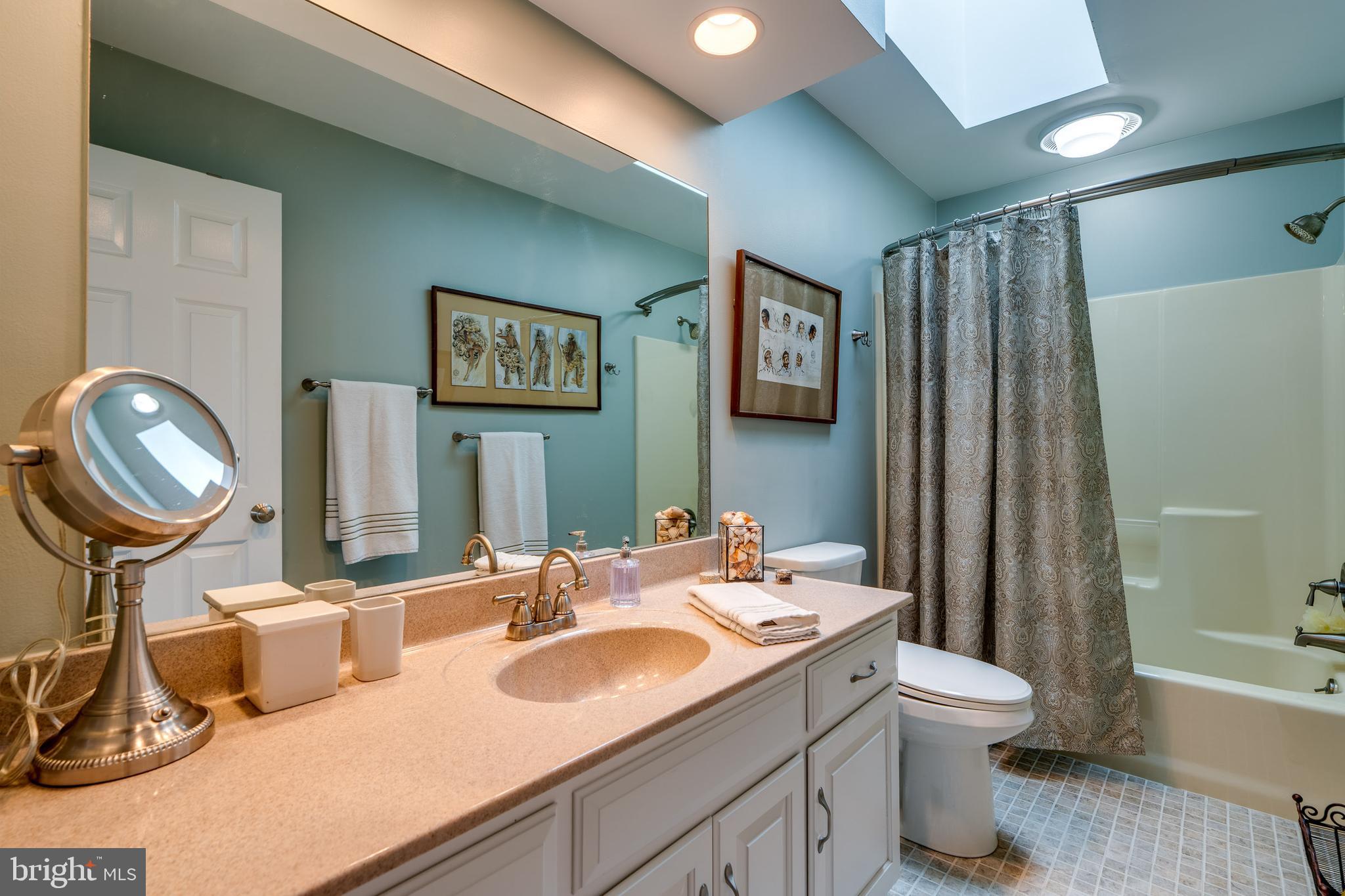318 Portland Place Lititz, PA 17543 - Photo 34 of 39 a bathroom with a sink toilet and a mirror