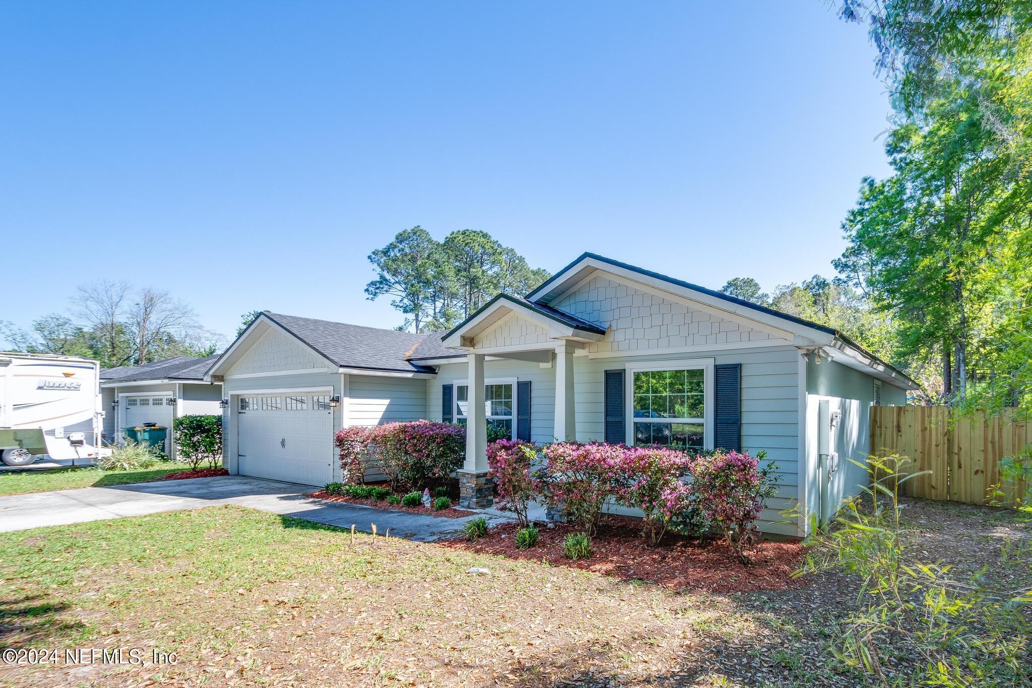 a view of a house with a outdoor space