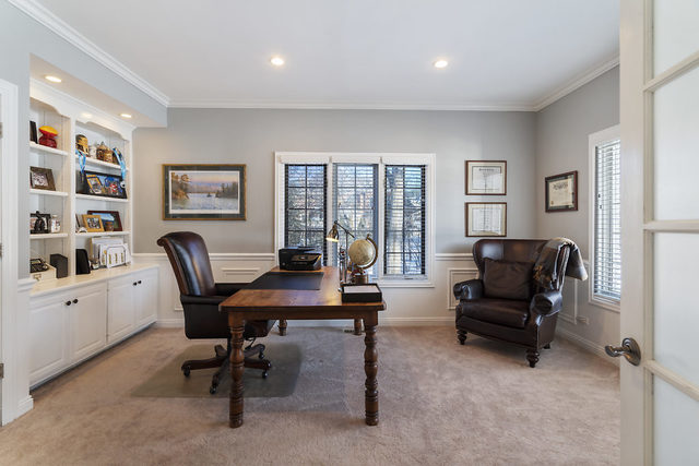 3111 Turnberry Road St. Charles, IL 60174 - Photo 14 of 34 a view of a workspace with furniture and a window