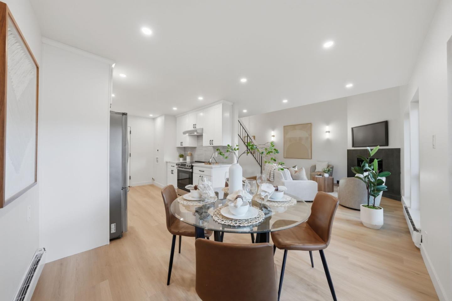 409 Puerto Place Hayward, CA 94541 - Photo 22 of 54 a view of a dining room with furniture