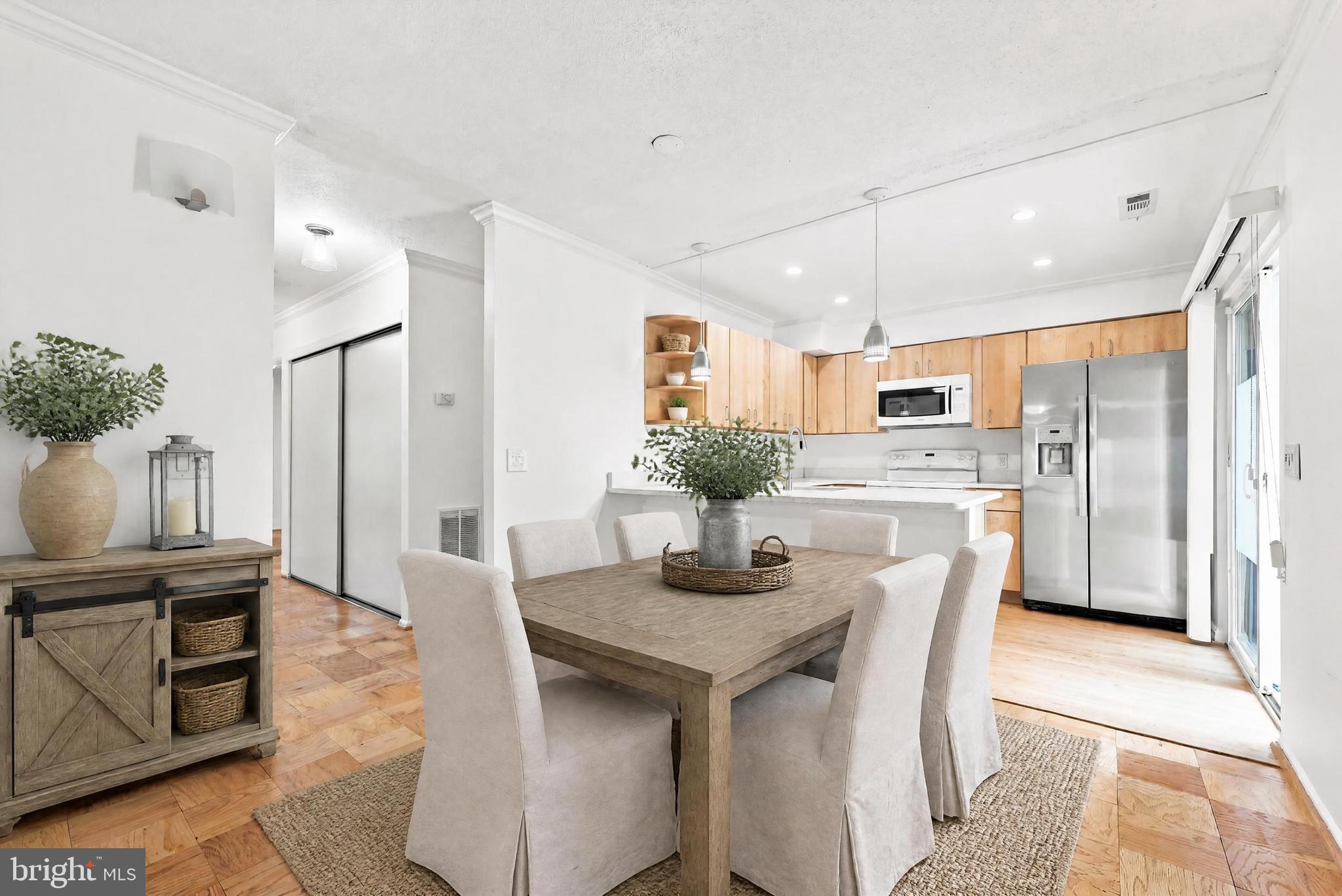 15219 Tottenham Terrace, Unit 27A Silver Spring, MD 20906 - Photo 6 of 18 Dining room (virtually staged)