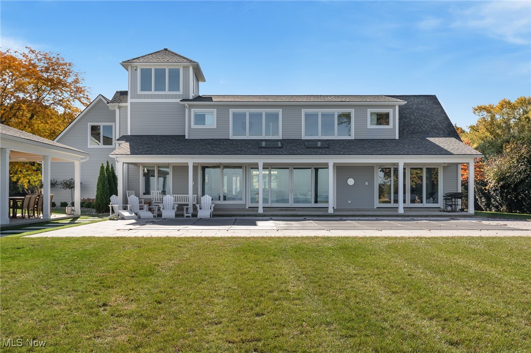 4391 Lockwood Road Perry, OH 44081 - Photo 2 of 49 Back (facing Lake Erie) View of house