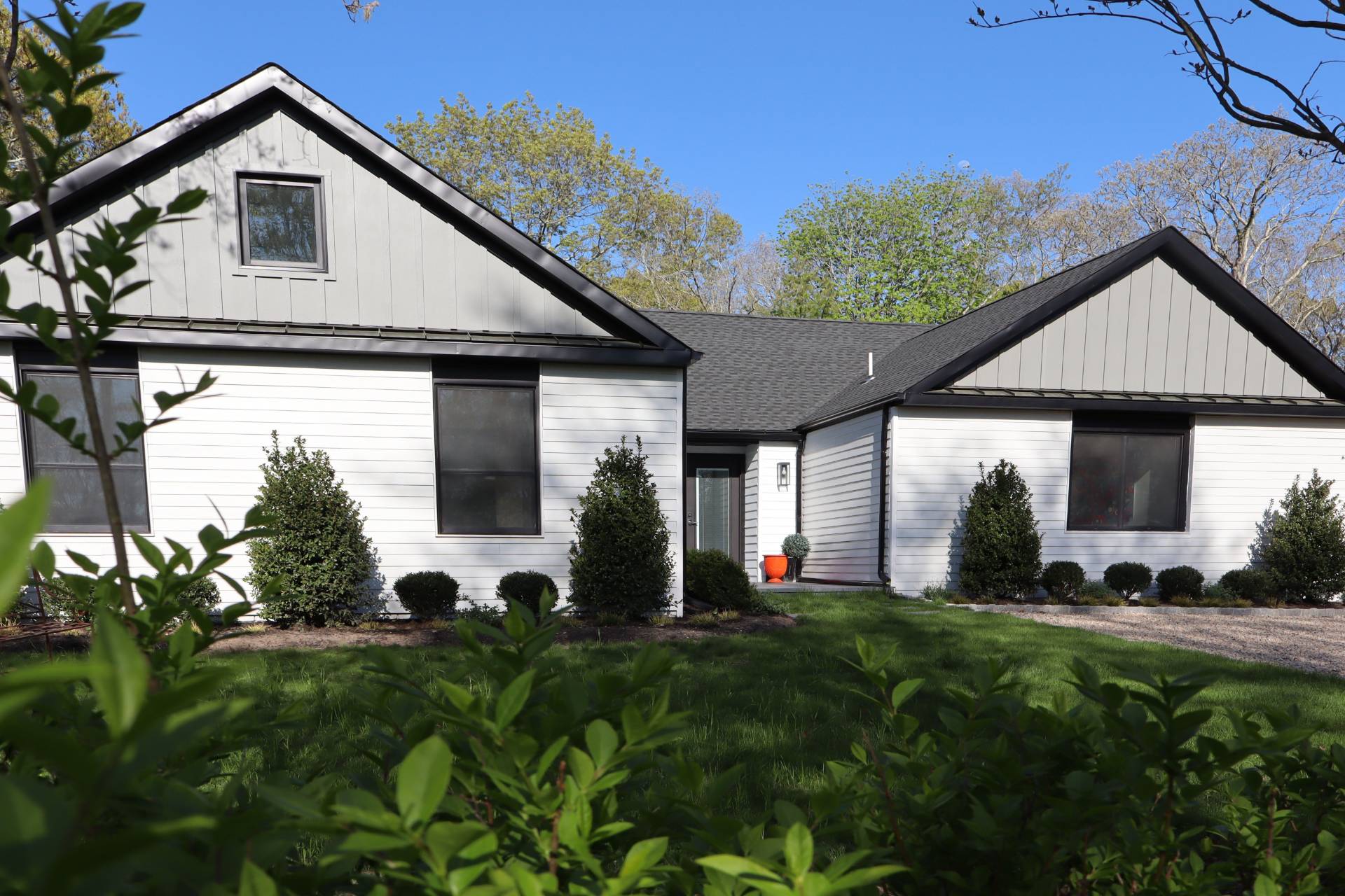 10 Hampton Street Westhampton Beach, NY 11978 - Photo 20 of 20 a front view of a house with a yard