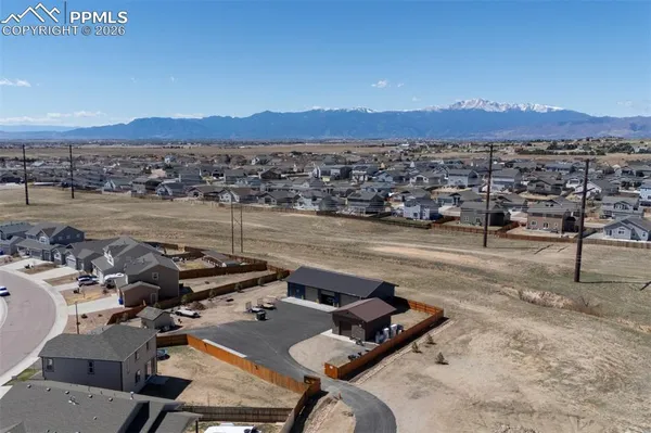 a view of a lake with a mountain