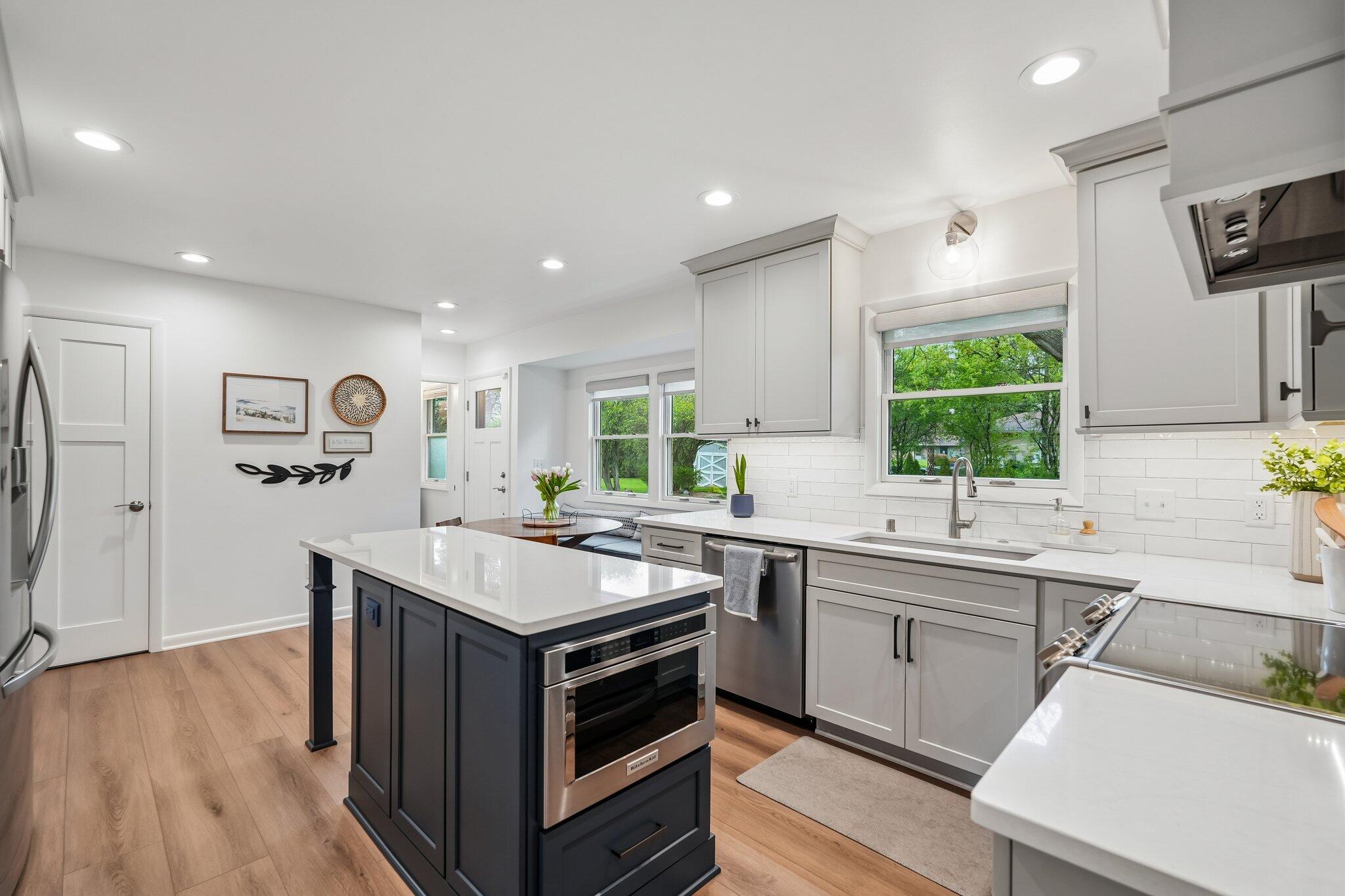 2430 West Apple Tree Road Glendale, WI 53209 - Photo 13 of 42 Updated kitchen island
