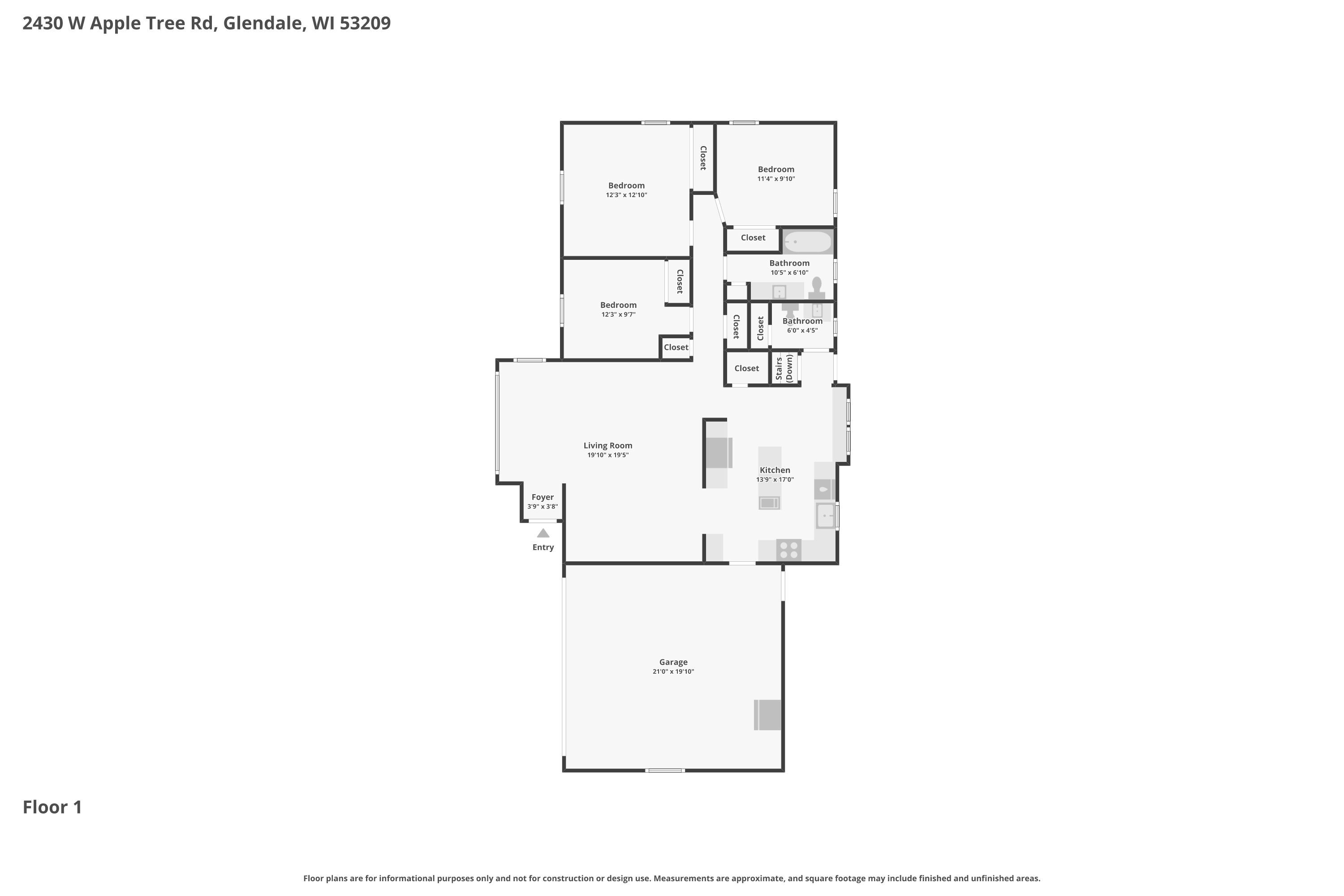 2430 West Apple Tree Road Glendale, WI 53209 - Photo 41 of 42 First Floor