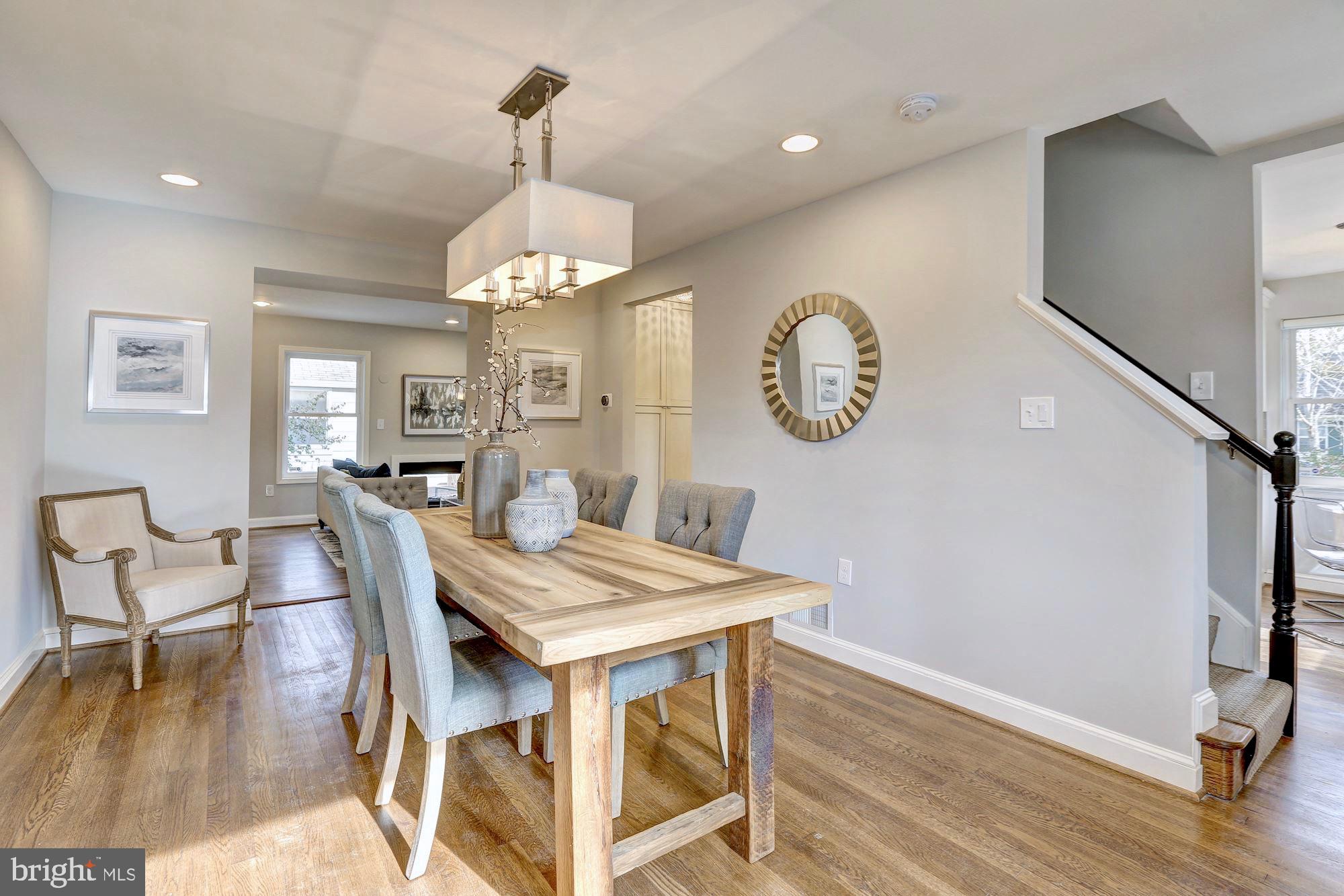 5324 Wakefield Road Bethesda, MD 20816 - Photo 3 of 40 Glowing hardwoods, custom lighting.