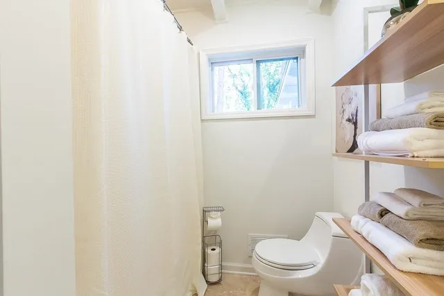 a view of a living room with a couch