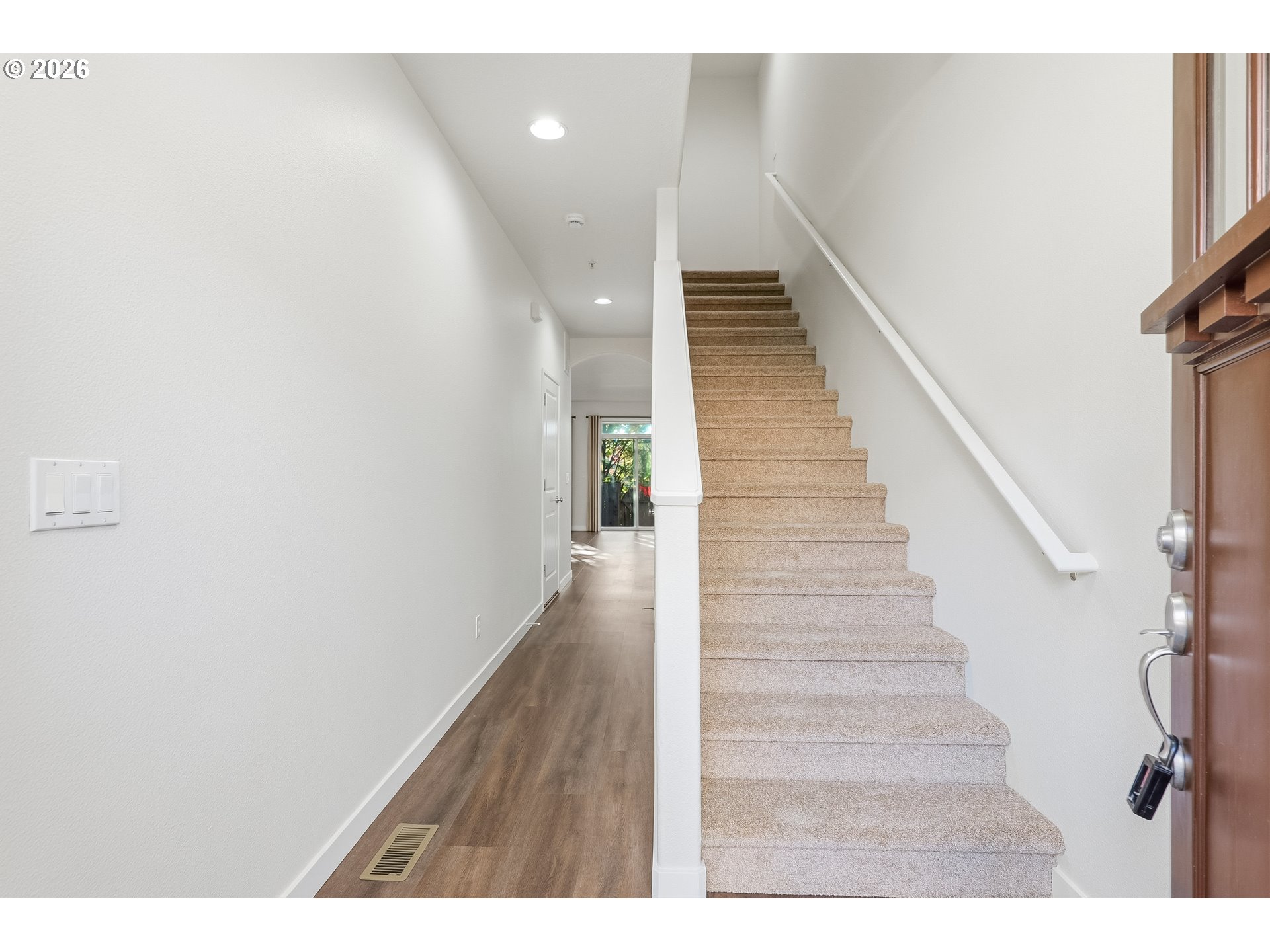 16012 Northwest Centine Lane Portland, OR 97229 - Photo 2 of 24 a view of entryway and hall with wooden floor