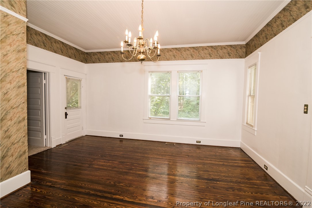 3316 Old River Road Carthage, NC 28327 - Photo 10 of 35 a view of empty room with wooden floor and fan
