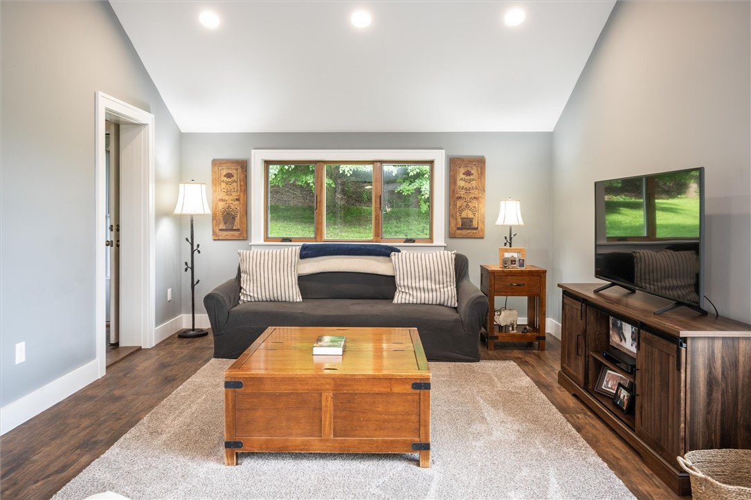 3369 Parker Road Marion, NY 14505 - Photo 7 of 48 FAMILY ROOM WITH CATHEDRAL CEILINGS & RECESSED LIG