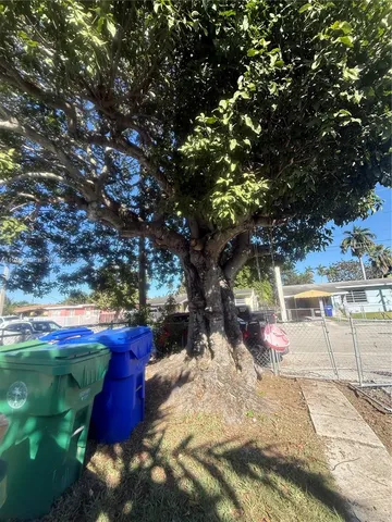 a view of a backyard of the house