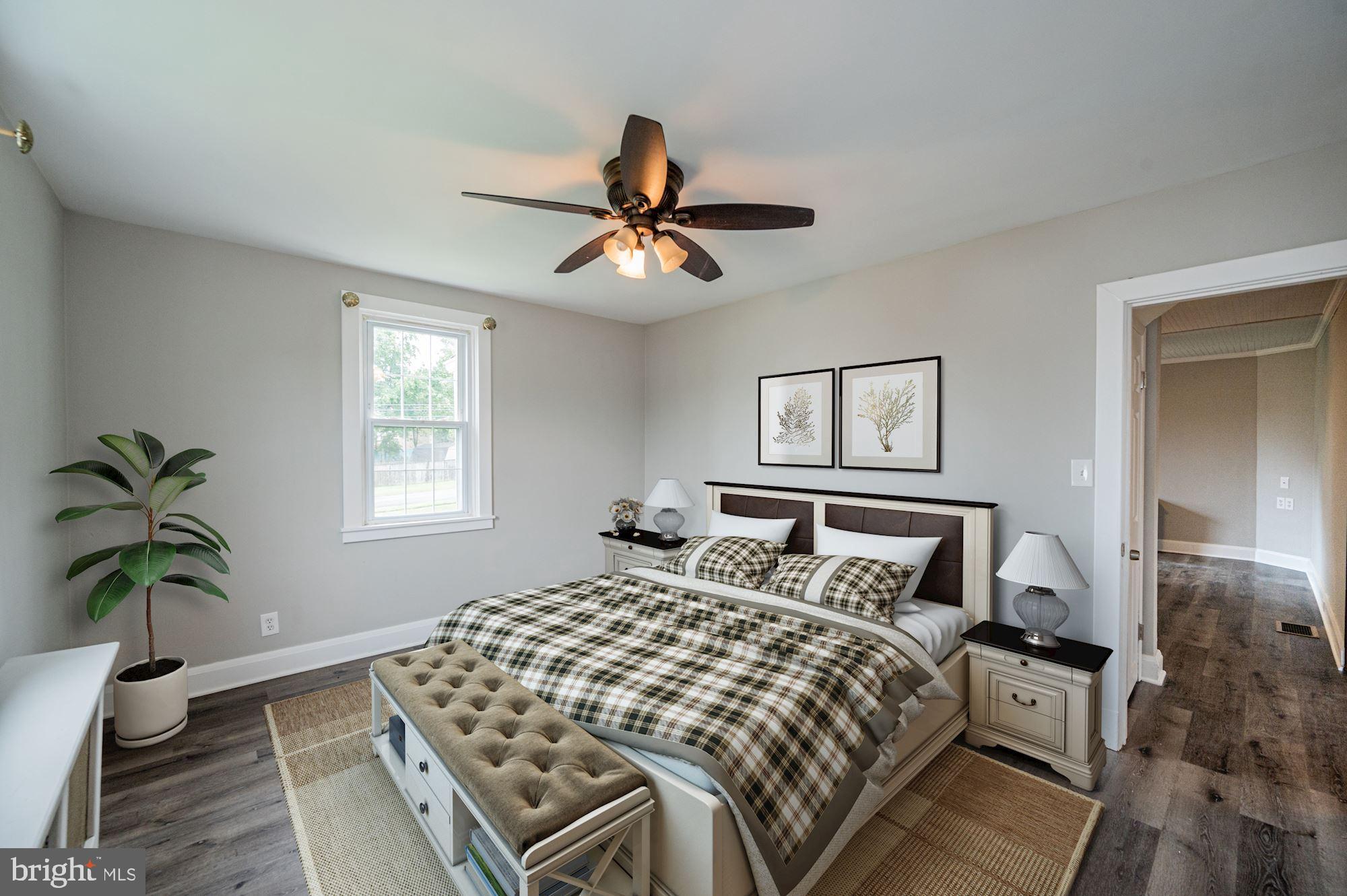 5100 Silver Spring Road Perry Hall, MD 21128 - Photo 14 of 32 Primary Bedroom Staged Using Virtual Tools