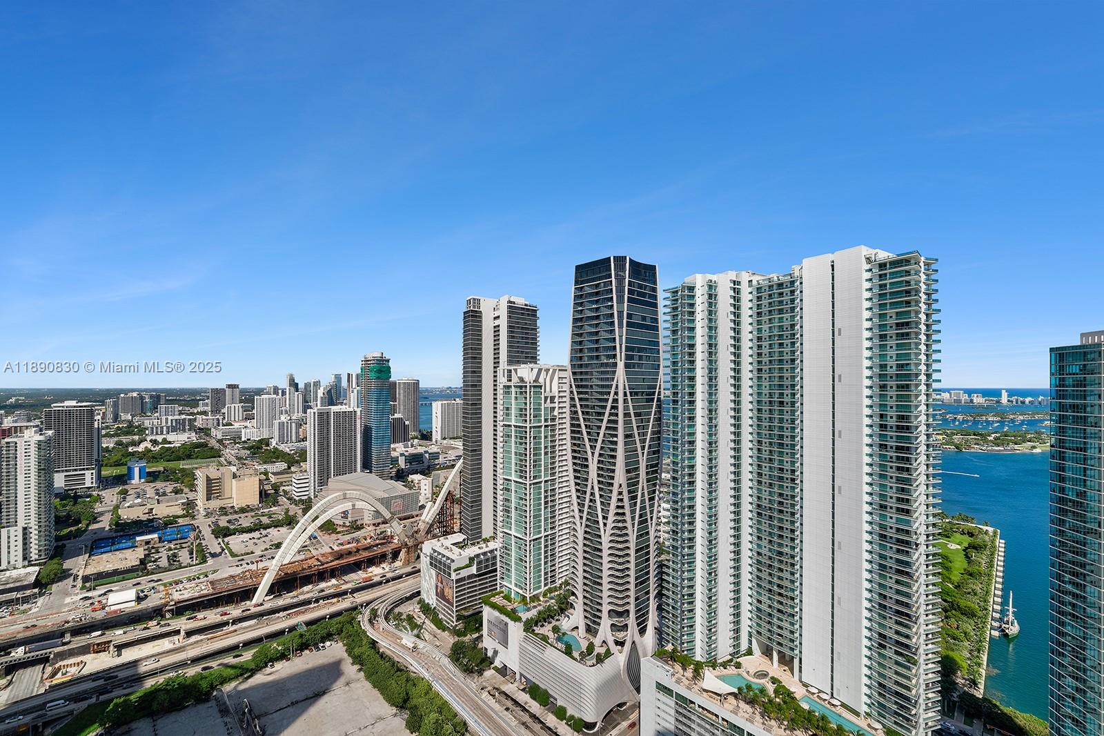 851 Northeast 1st Avenue, Unit 4401/4402 Miami, FL 33132 - Photo 15 of 37 a view of a city with tall buildings