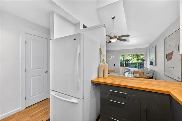 a bathroom with a sink double vanity and a mirror