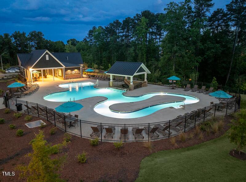 236 Augusta Pond Way, Unit 123 Raleigh, NC 27603 - Photo 7 of 7 Pool at Night