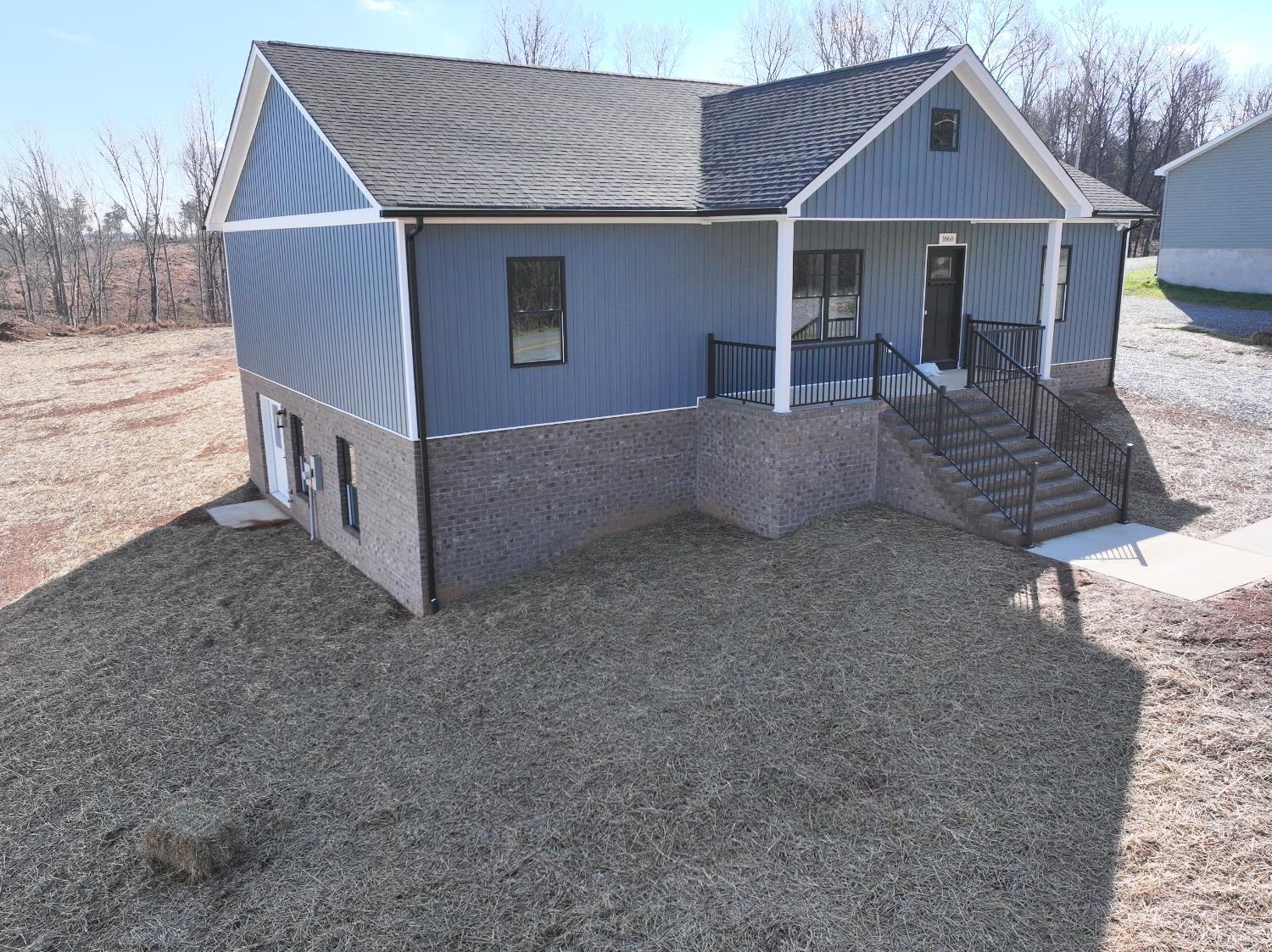 1868 Skinnell Mill Road Bedford, VA 24523 - Photo 17 of 24 a front view of house with yard