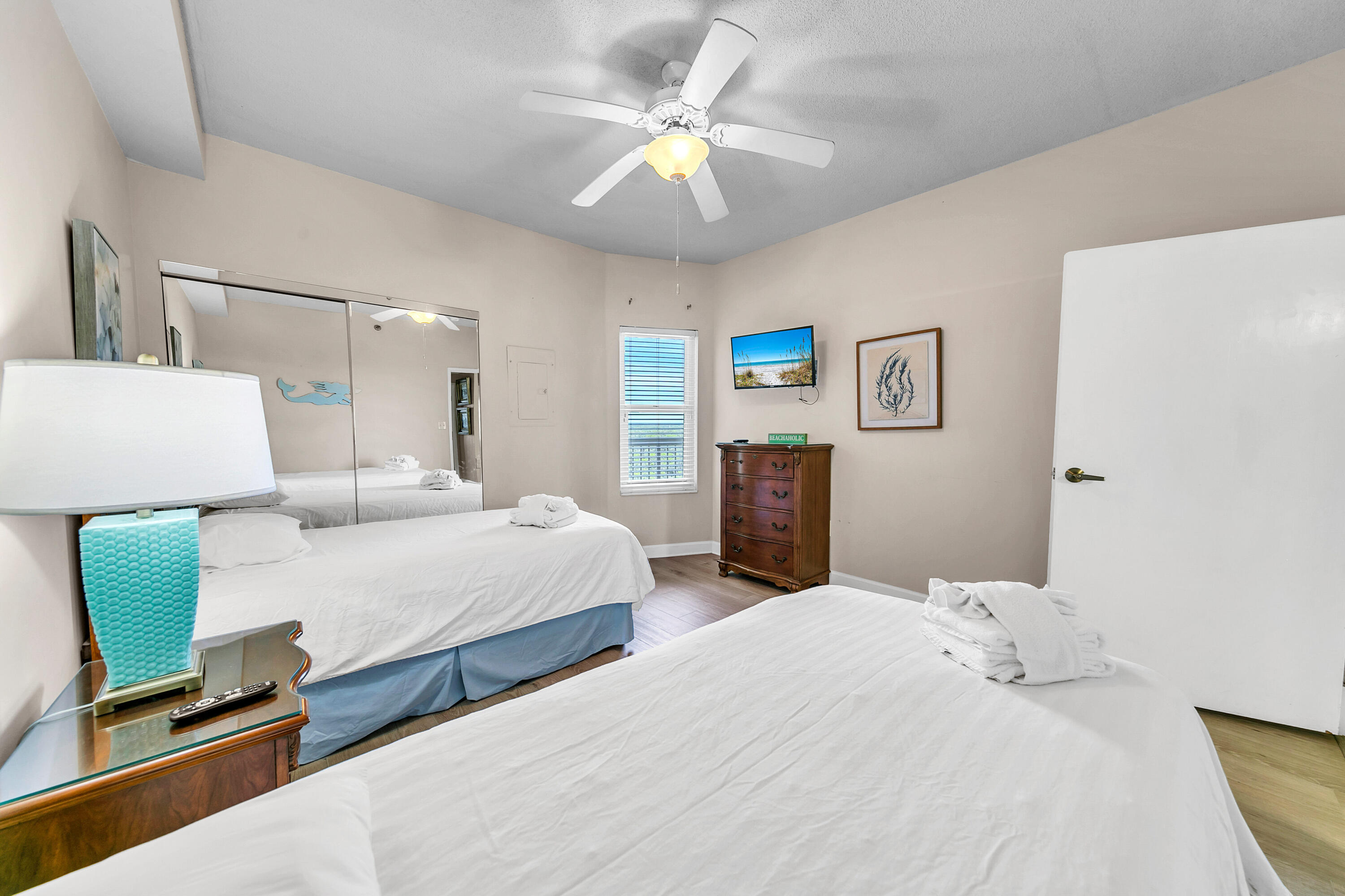 515 Tops'l Beach Boulevard, Unit 913 Miramar Beach, FL 32550 - Photo 17 of 34 a bedroom with a bed and a couch