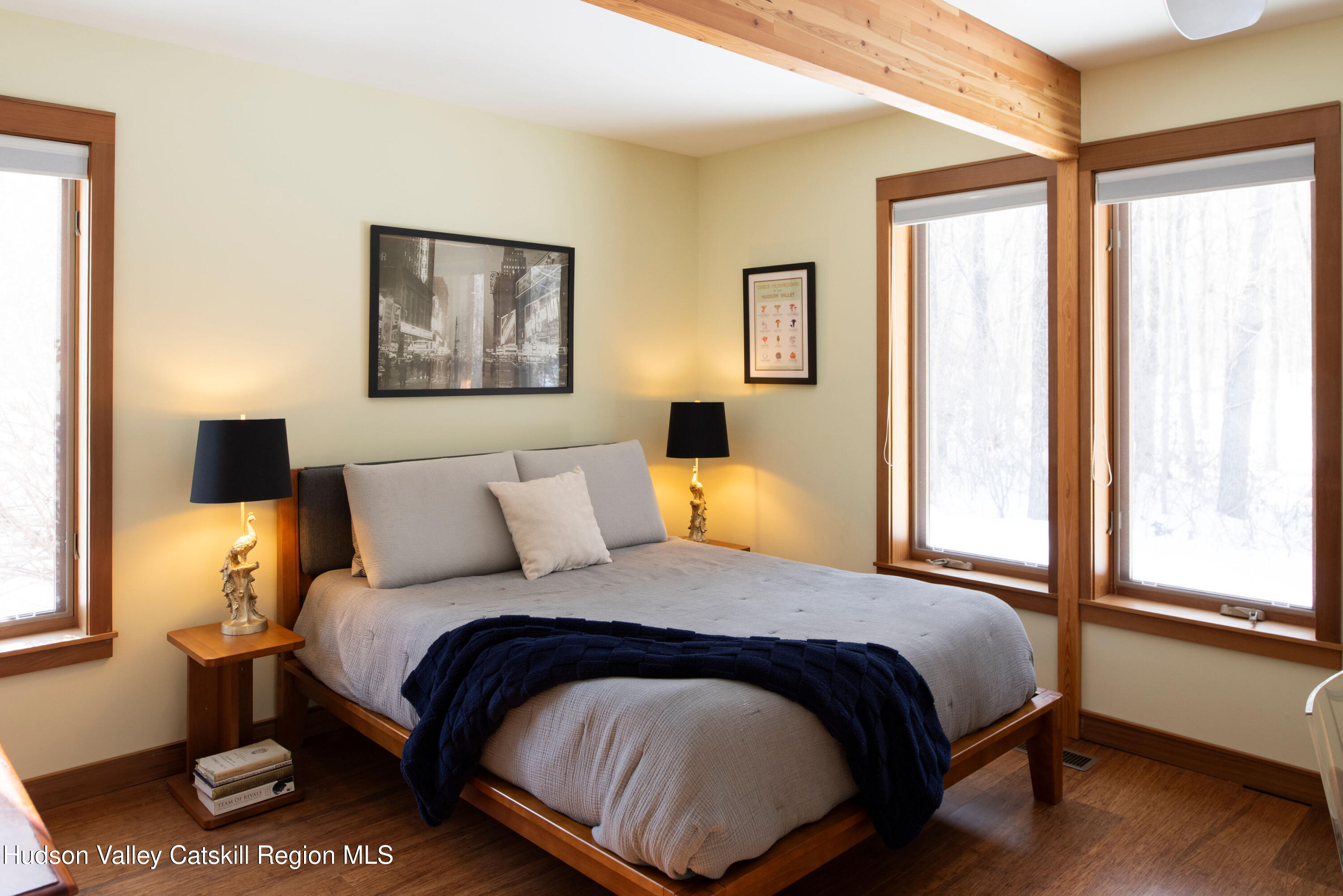195 Vlei Road Rhinebeck, NY 12572 - Photo 13 of 24 a bedroom with a bed and a window