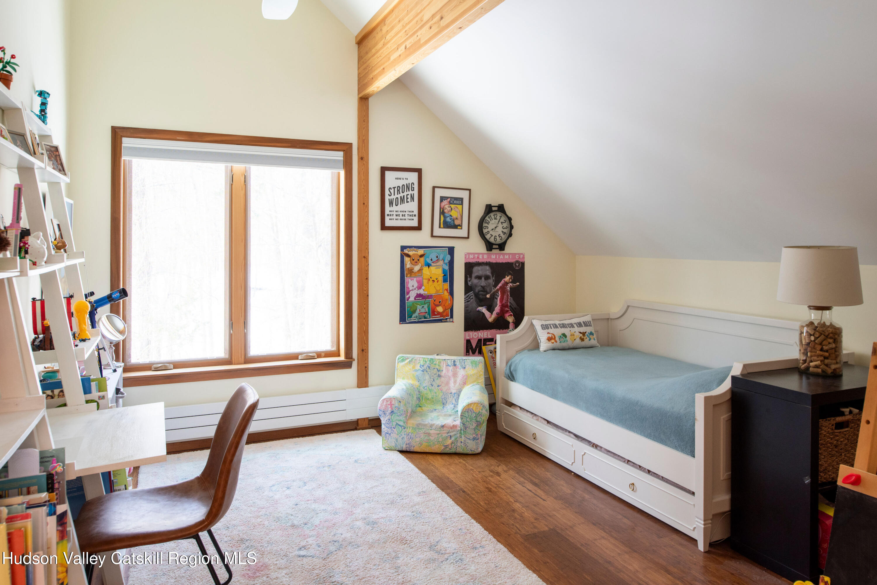 195 Vlei Road Rhinebeck, NY 12572 - Photo 15 of 24 a bedroom with furniture and a window