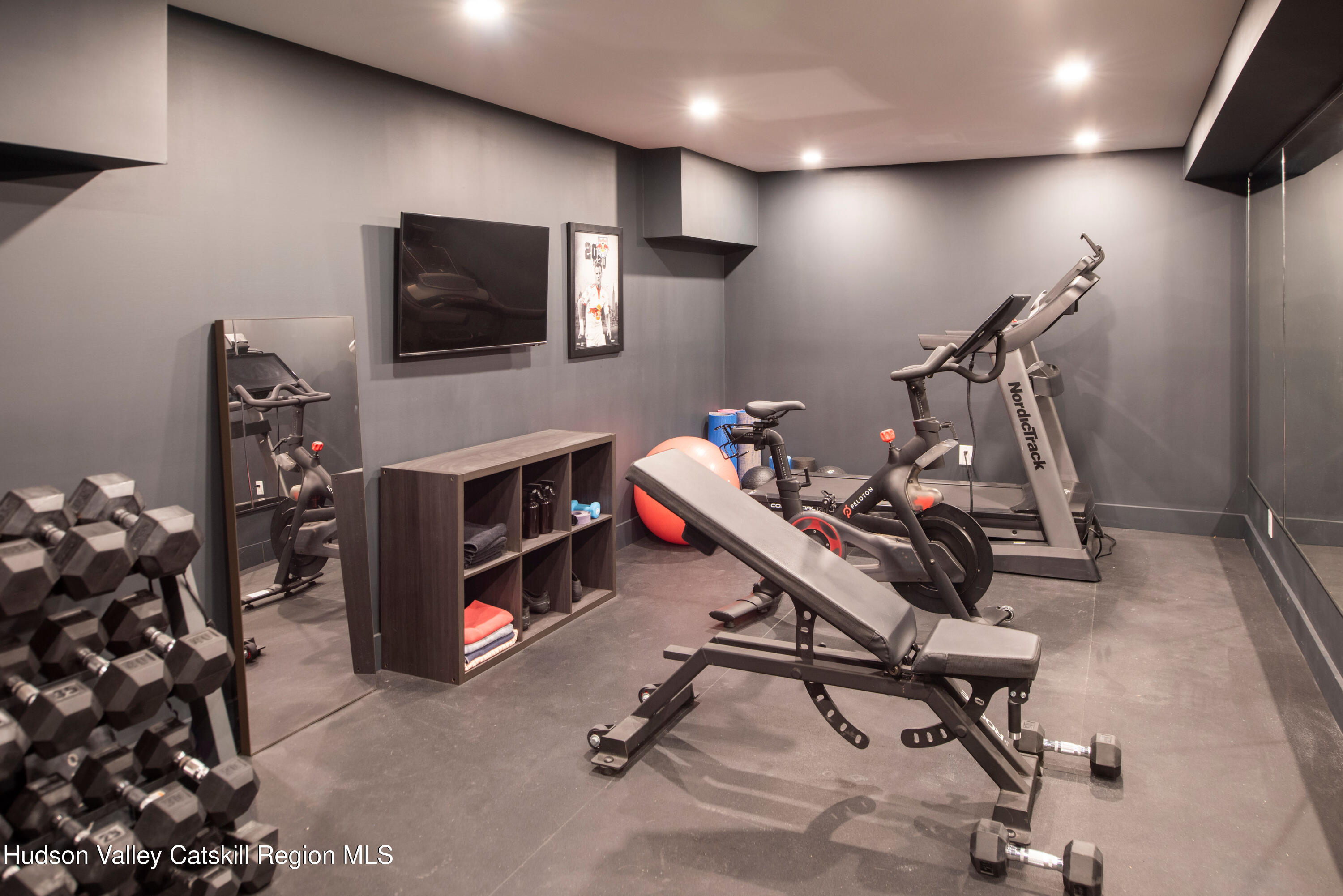 195 Vlei Road Rhinebeck, NY 12572 - Photo 20 of 24 a view of a room with gym equipment