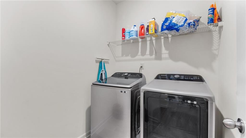 3 Joplin Street Northeast Rome, GA 30161 - Photo 17 of 26 a utility room with dryer and washer