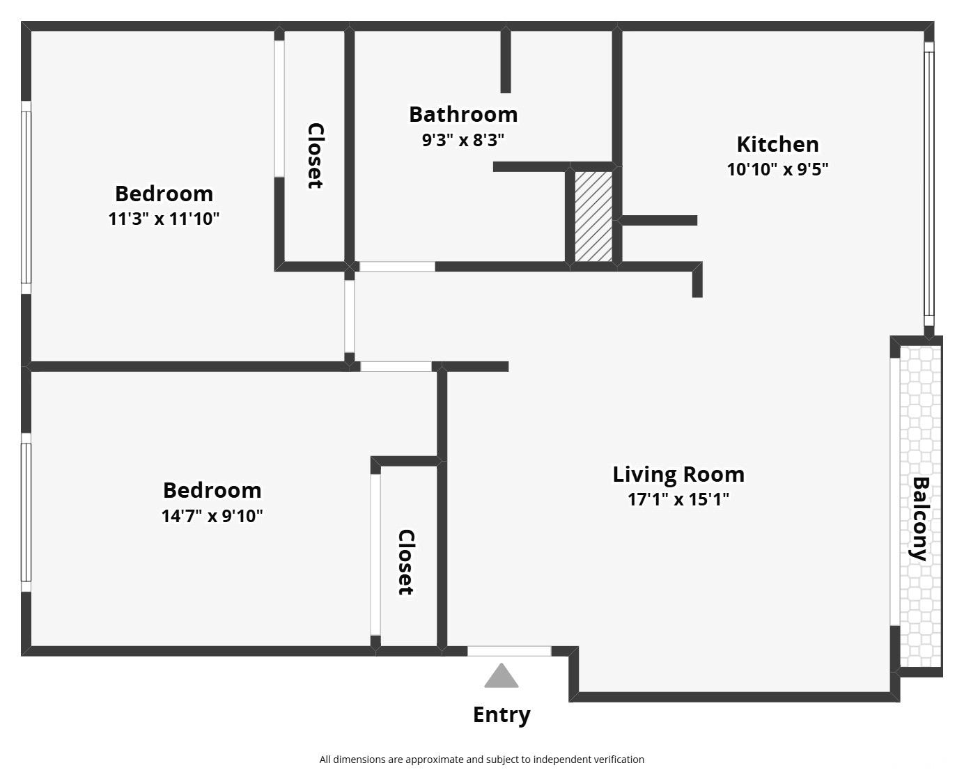 620 McCully Street, Unit 703 Honolulu, HI 96826 - Photo 25 of 25 Floor Plan