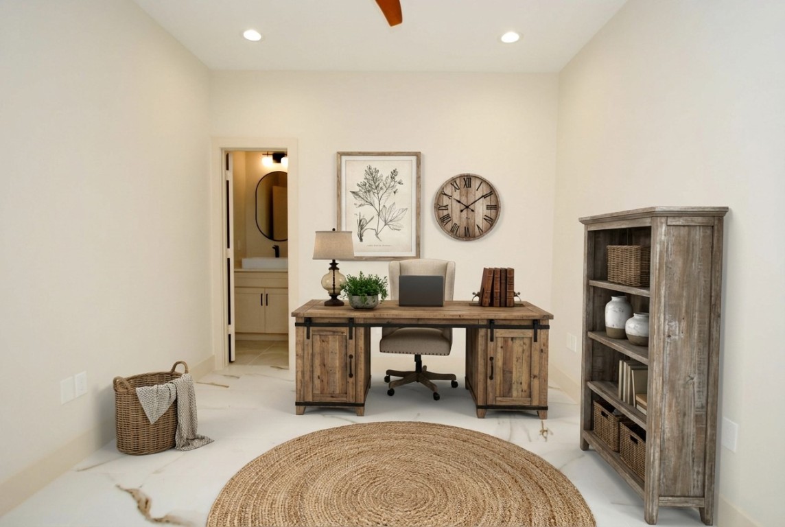 6310 Illinois Street, Unit A Houston, TX 77021 - Photo 4 of 22 a view of a workspace with furniture and toys