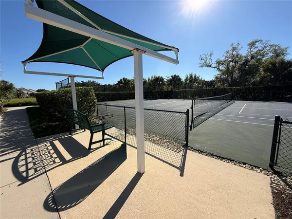 a view of a tennis court