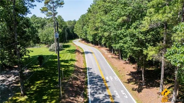 a view of a wooden bridge