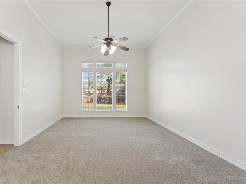 11404 Island Manor Street Pearland, TX 77584 - Photo 20 of 42 A downstairs primary bedroom features a beautifully remodeled, spa-like bathroom.